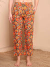 Multi - Color Floral Pure Cotton Co - ord Set with Round Collar - Mahukaa