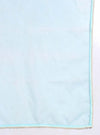 Powder blue dori & thread work embroidery kurta set with dupatta - Mahukaa